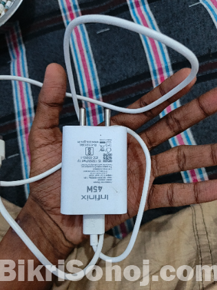 Infinix note 50 original charger 45w